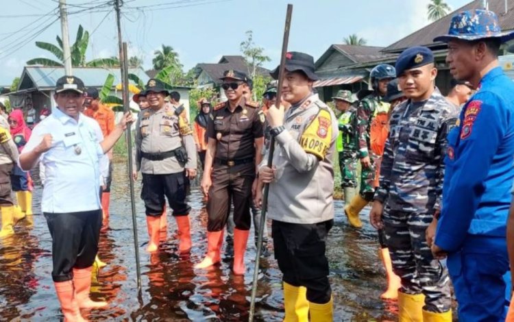 12 Sekolah Terpaksa Diliburkan Akibat Banjir di Rohil, Bangko dan Sinaboi Paling Terdampak