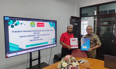 Fakultas Keperawatan UNRI dan Lincoln University College Malaysia Perpanjang Perjanjian Kerja Sama