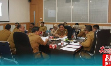 Sekda Rohul Rapat bersama KPK RI Monitoring dan Evaluasi MCP dan SPI