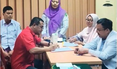 Syarat Ikuti Orientasi dan Bimtek, Anggota DPRD Provinsi Riau Jalani Pemeriksaan Kesehatan