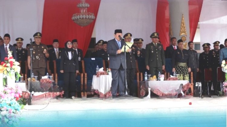 Bupati Rohul H Sukiman Jadi Inspektur Upacara Upacara Hari Kesaktian Pancasila Tahun 2024