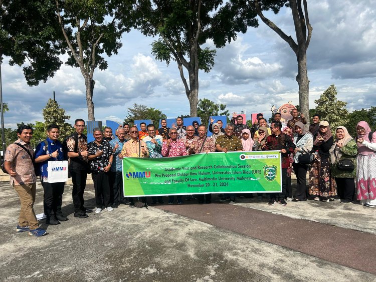 Prodi Doktor Ilmu Hukum UIR Perkuat Kolaborasi Internasional dengan Multimedia University Malaysia