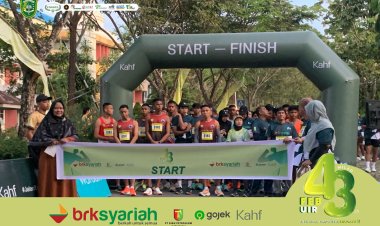 FEB UIR Sukses Gelar Fun Run sempena Milad ke-43