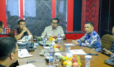 Pimpinan DPRD Kota Pekanbaru Sambut Kunjungan Pj Walikota Pekanbaru Risnandar Mahiwa