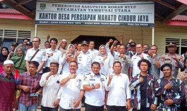 Bawa Tim Verifikasi Desa, Bupati Rohul Sukiman Kunjungi Sejumlah Desa di Kecamatan Tambusai Utara