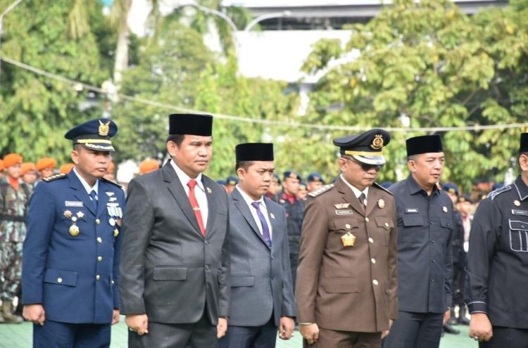 Ketua DPRD Pekanbaru Muhammad Isa Lahamid Hadiri Ziarah Nasional Sempena HUT ke-79 TNI