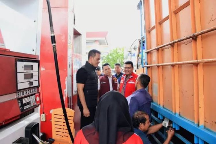 Polisi Cek Kelangkaan BBM Subsidi Jenis Solar di Pekanbaru