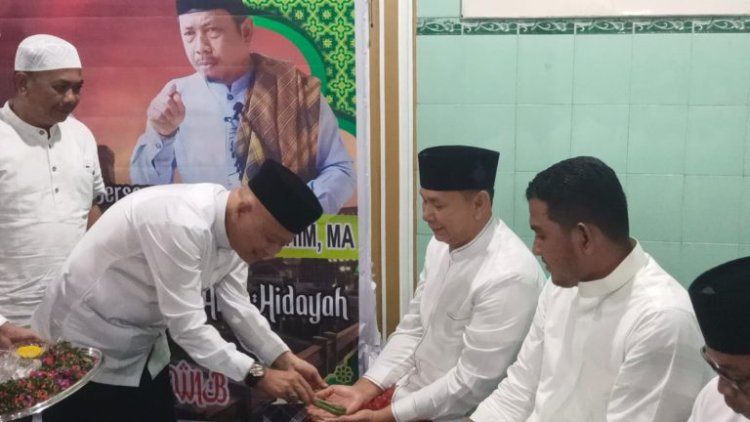 Wabup Rohul Indra Gunawan Ikuti Prosesi Adat Tepung Tawar Pelepasan JCH