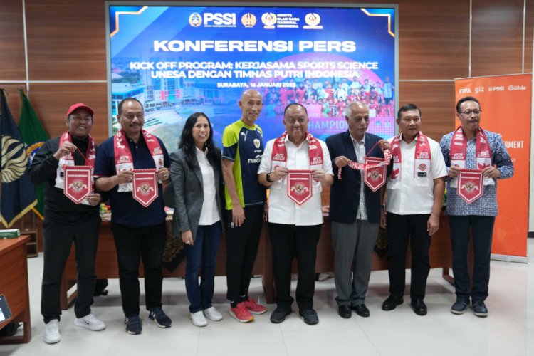 Timnas Putri Indonesia TC di Surabaya, PSSI Jalin Kerja Sama Strategis dengan UNESA