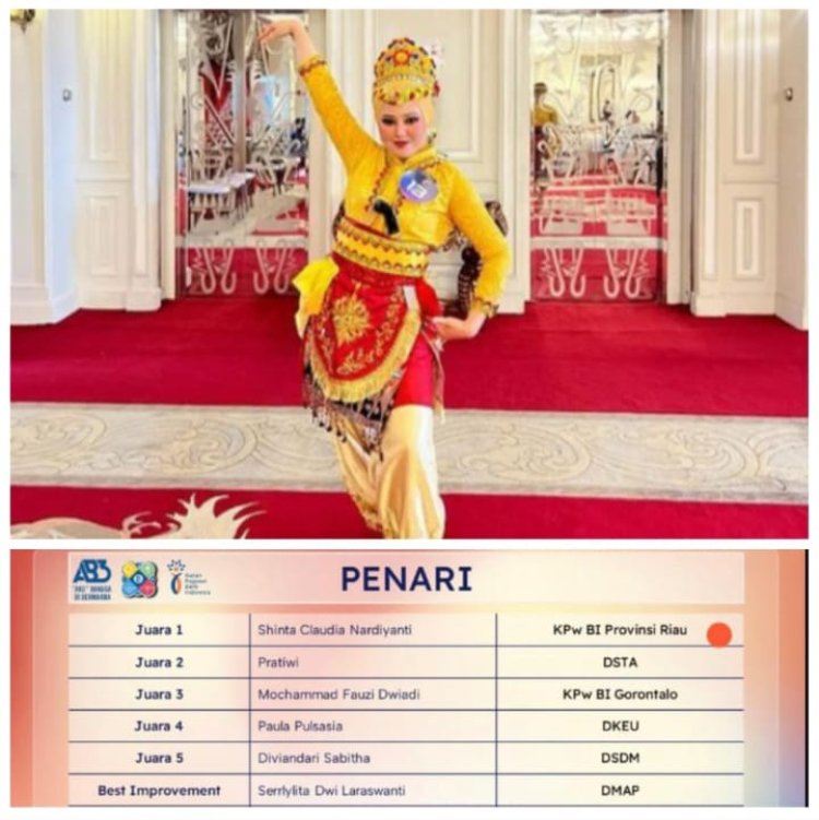 Shinta Claudia Nardiyanti Hantarkan BI Riau Juara 1 di Ajang "Best Talent BI 2025" 