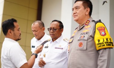 Pj Gubri Rahman Hadi Temui Kapolda Riau Irjen Pol Mohammad Iqbal di Akhir Masa Jabatan