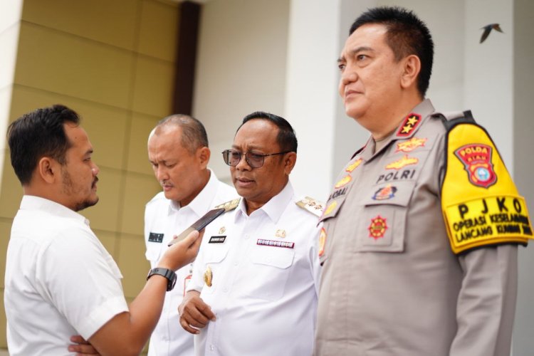 Pj Gubri Rahman Hadi Temui Kapolda Riau Irjen Pol Mohammad Iqbal di Akhir Masa Jabatan