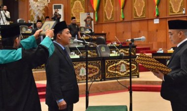 Ketua DPRD Riau Lantik Sumardany Sebagai  Anggota Dewan PAW Sisa Masa Jabatan 2024-2029