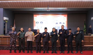 DPRD Kepulauan Meranti Rapat Paripurna Penyampaian Pidato Perdana Bupati dan Wakil Bupati 2025-2030