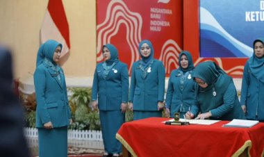 Hj Siti Aisyah Dilantik Sebagai Ketua TP PKK Bengkalis