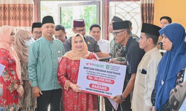 Bupati Kasmarni Safari Ramadhan di Bantan, Sampaikan Program Pembangunan