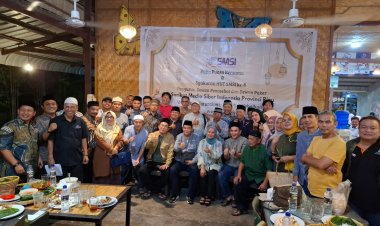 SMSI Riau Buka Puasa Bersama, Luna Ajak Jaga Kekompakan