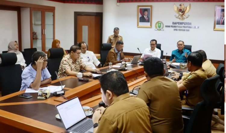 Bahas Ranperda RTRW Riau 2023-2043, Bapemperda DPRD Riau Raker Bersama Dinas PUPR dan BPN