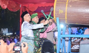 Dilepas Wabup Bengkalis Bagus Santoso, Pawai Takbiran Sambut Idul Fitri 1446 H Meriah