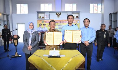 Pemkab Rohil dan Kejari Rohil Tanda Tangani MoU, Cegah Penyelewengan Anggaran 