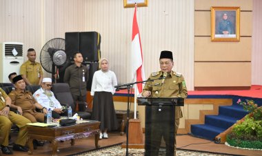 Bupati Rohil Buka Bimbingan Manasik Haji, Minta Jamaah Pahami Rukun Haji