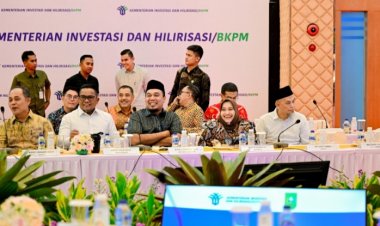 Bupati Kasmarni Ungkap Potensi Bengkalis Saat Temui Menteri Investasi dan Hilirisasi