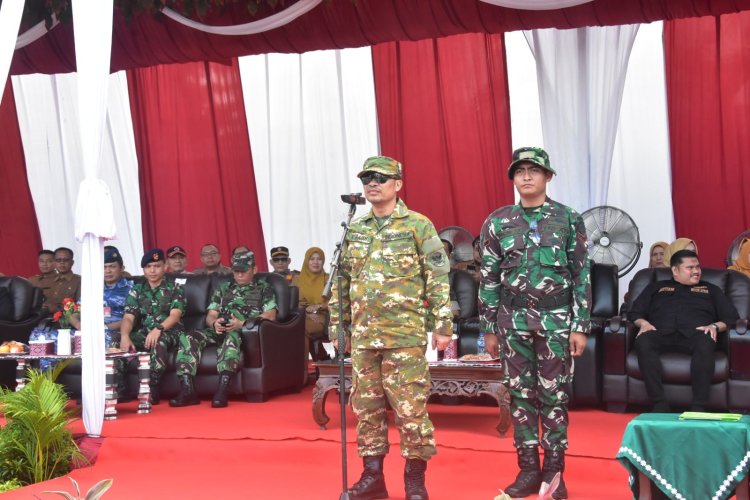 Wabup Bengkalis Bagus Santoso Hadiri Pembukaan TMMD ke-124, Pererat Kemanunggalan dan Sinergisitas TNI dan rakyat