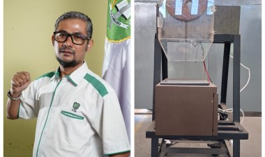 Salut! Dosen UIR Sukses Ciptakan dan Patenkan Alat Pengiris Umbi Berteknologi Android