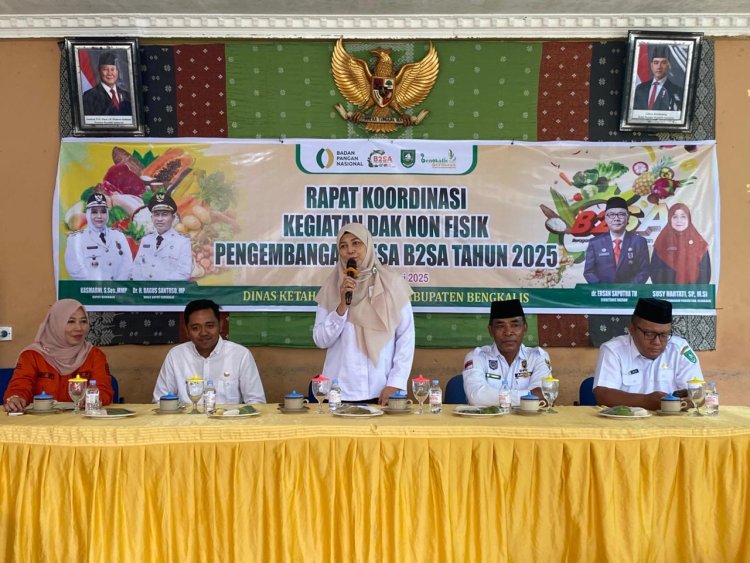 Bengkalis Dapat Rp1,5 M untuk Tingkatkan Kualitas Konsumsi Pangan