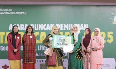 Wahyu Oktafialni Terpilih Jadi Duta Baca Riau 2025