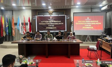 KPU Pekanbaru Tetapkan PDPB triwulan II Sebanyak 815.532 Pemilih