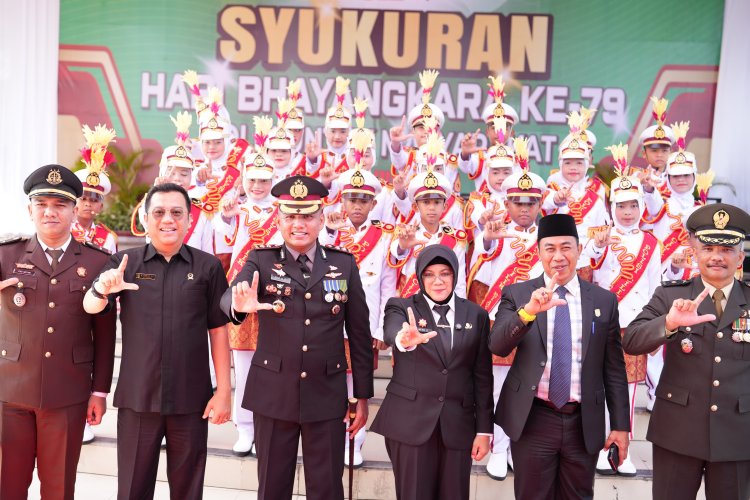 Ketua DPRD Siak Hadiri Upacara Peringatan HUT Bhayangkara ke-79
