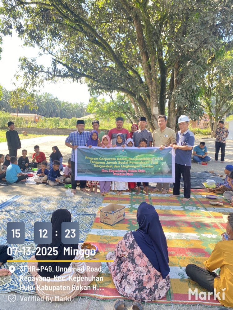 PT Era Sawita Kota Tengah Santuni 75 Anak Yatim