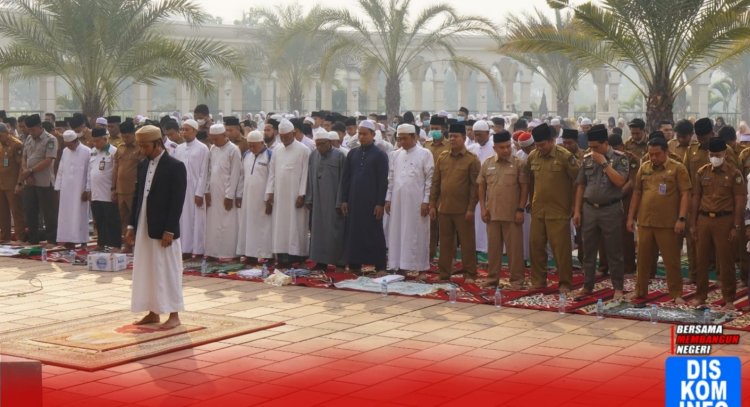 Kabut Asap Selimuti Rohul, Pemkab Rohul Gelar Salat Istisqo'