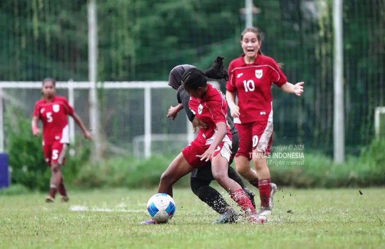 Jelang Kualifikasi Piala Asia Wanita U-20, Timnas Putri U-20 Indonesia Tampil Berani Hadapi Timnas Putri Indonesia Saat Uji Tanding