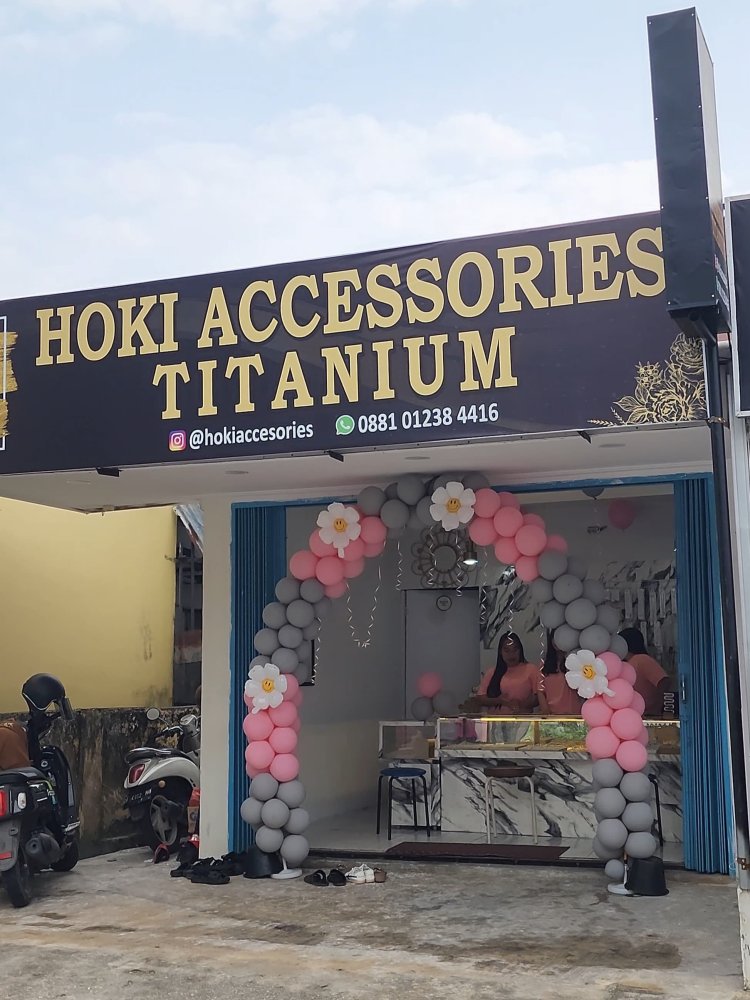 Hoki Accessories Dibuka di Pekanbaru, Tawarkan Aksesoris Titanium dengan Harga Terjangkau