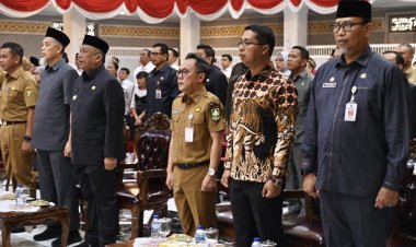Sekdakab Bengkalis Hadiri Pengukuhan Kepala BPKP Riau Yang Baru
