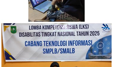 Muthiah Wakil Riau di Lomba Kompetensi Siswa Disabilitas 2025 Tingkat Nasional