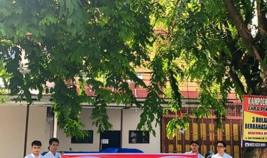 Gerindra Siak Bagi-bagi Bendera Gratis ke Pengendara, Bangkitkan Nasionalisme