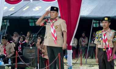 Wawako Dumai Sugiyarto Buka Perjusami Rover Scout Part III Kwartir Pramuka Ranting Dumai Selatan