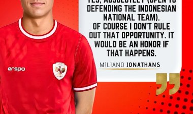 Jelang Timnas Indonesia vs Kuwait, FIFA Match Day, Miliano Jonathans akan Perkuat Skuad Garuda