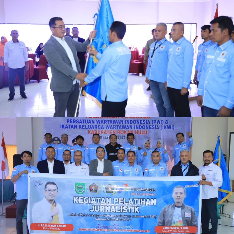 Pengurus PWI Rohul 2024–2027 Dilantik, Komitmen Bersama Membangun Negeri