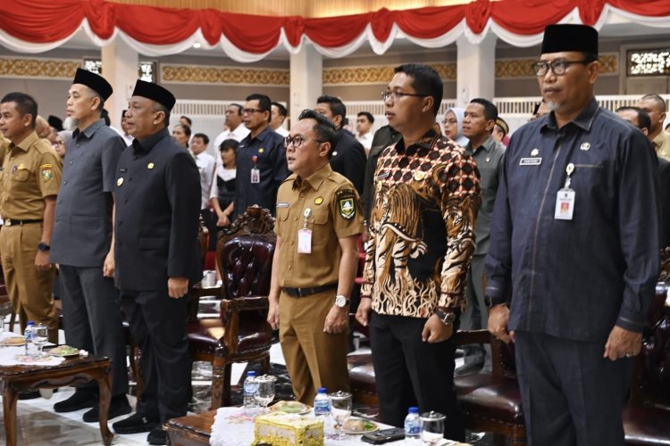 Sekdakab Bengkalis Hadiri Pengukuhan Kepala BPKP Riau Yang Baru