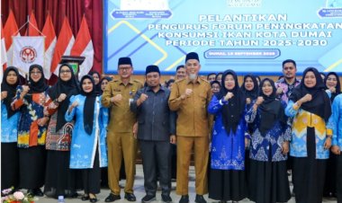 Walikota Paisal Lantik Pengurus FORIKAN Dumai 2025-2030, Dorong Konsumsi Ikan Masyarakat