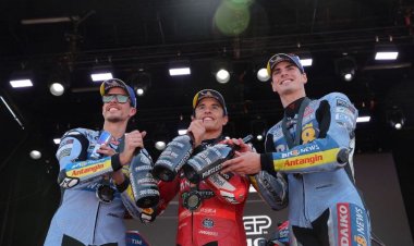 Podium Sprint Race MotoGP Aragon 2025 Dipenuhi Wajah Pembalap Spanyol