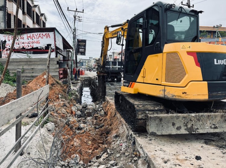Pemko Dumai Bangun Drainase 856 Meter di Jalan Budi Kemuliaan hingga Jalan Pattimura
