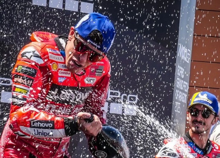 Marquez Bersaudara Podium di Race MotoGP Aragon 2025