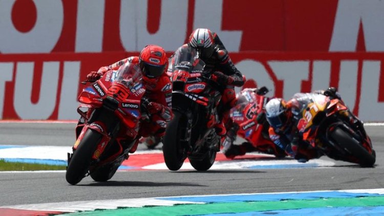 Start di Posisi 4, Tapi Marc Marquez Berhasil Juarai Sprint Race MotoGP Belanda 2025