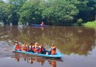Asyiknya Naik Sampan Sambil Menikmati Ubi Menggalo di Sungai Batang Mandau Desa Balai Pungut Nan Sarat Sejarah