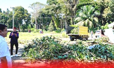 62 Rumah Rusak Diterjang Angin Puting Beliung di Kecamatan Kepenuhan, Wabup Rohul Langsung Datangi Lokasi Kejadian